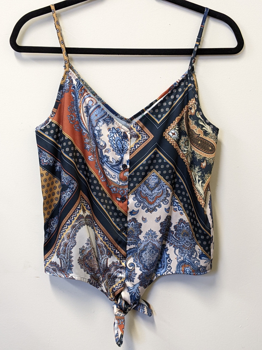 H&M Paisley Bandan Cami Top - Used Great